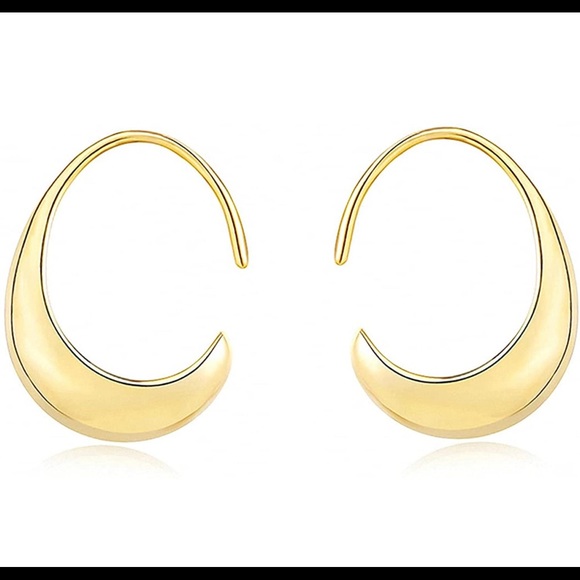 Accessories - Brand New Hoop Earrings for Women 14K Gold Plated Hypoallergenic Girls' Earrings